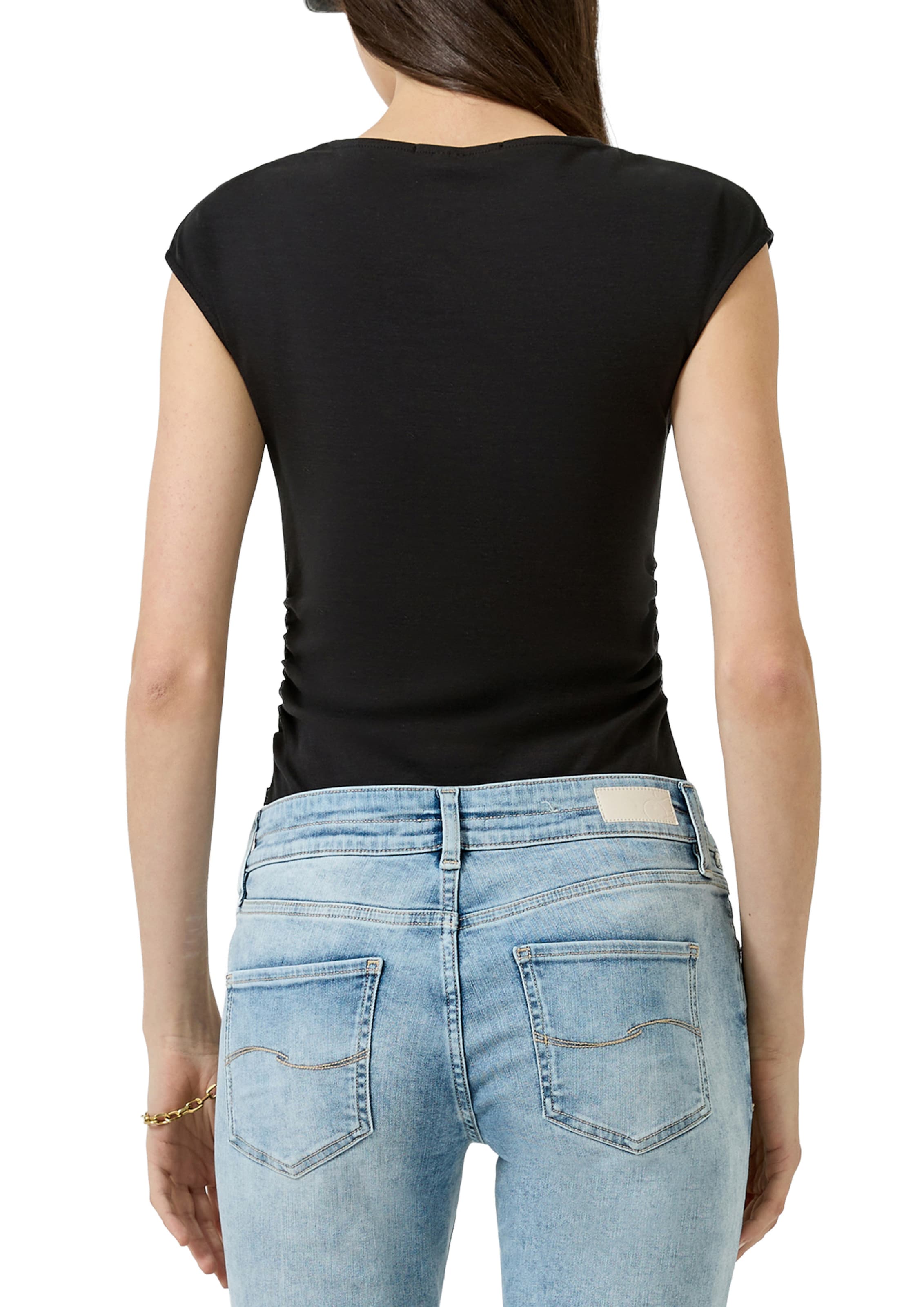 QS Shirt in Zwart