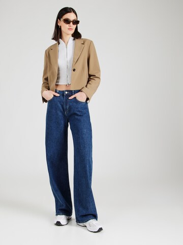 Wide leg Jeans di UNITED COLORS OF BENETTON in blu