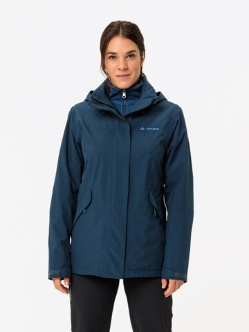 VAUDE Performance Jacket ' Rosemoor 3in1 II ' in Blue: front