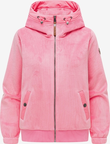Veste en polaire 'Cousy Bonded' Ragwear en rose : devant