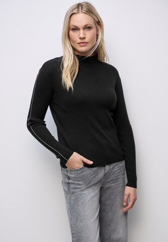 STREET ONE Pullover in Schwarz: Vorderseite