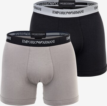 Boxer di Emporio Armani in grigio: frontale