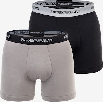 Boxer di Emporio Armani in grigio: frontale