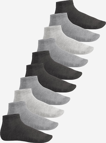 footstar Socken 'EVERYDAY!' in Grau: Vorderseite