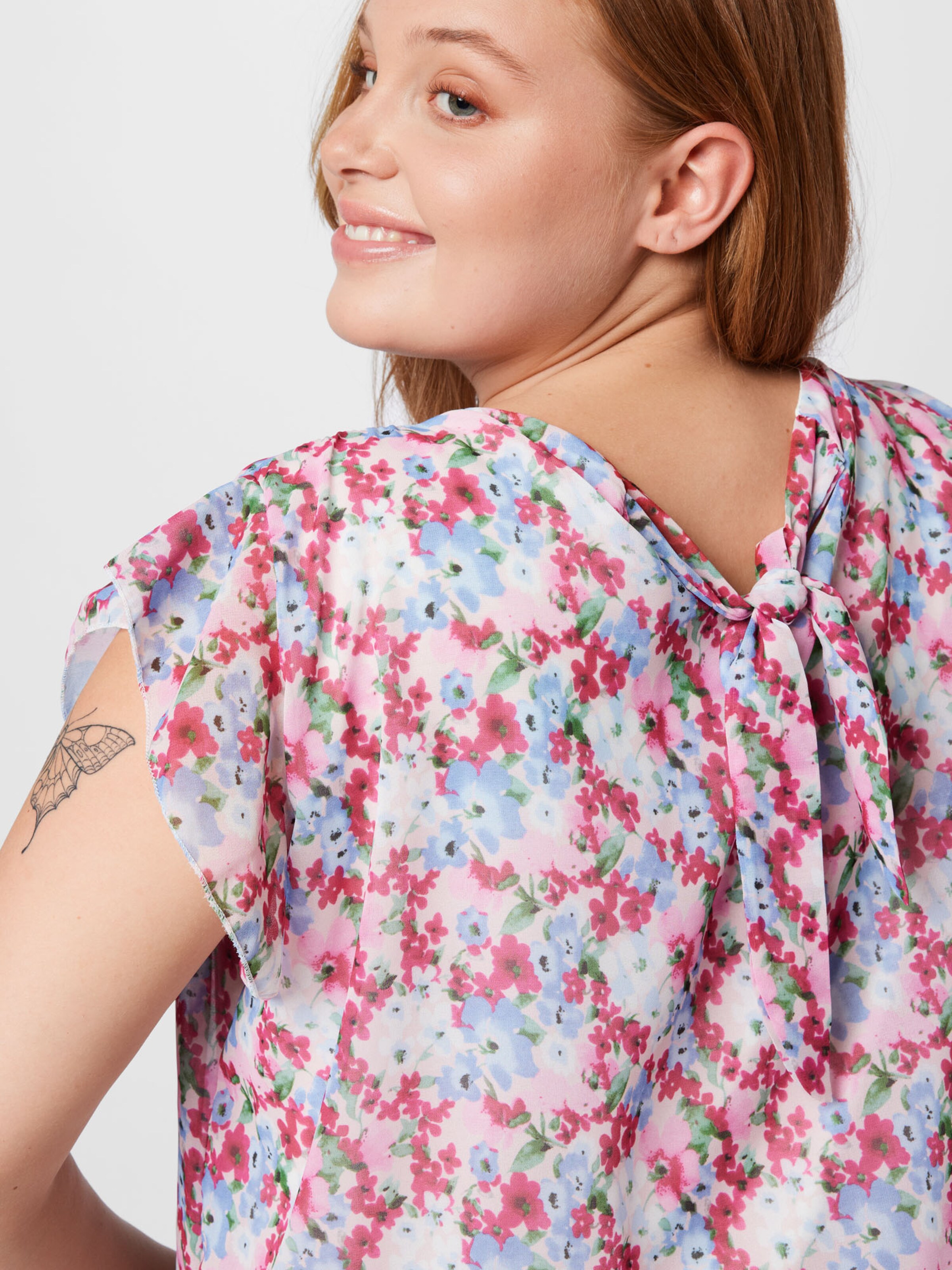 Frauen Große Größen Z-One Bluse 'Nela' in Pitaya, Hellpink - QQ71296 Frauen Große Größen Z-One Bluse 'Nela' in Pitaya, Hellpink - QQ71296