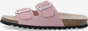 Bianco Sandaler med rem 'OLIVIA' i pink: forside