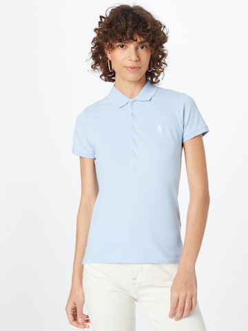 Polo Ralph Lauren - Camisa 'Julie' em azul: frente