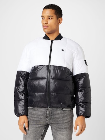 Calvin Klein Jeans Winter jacket in Black: front