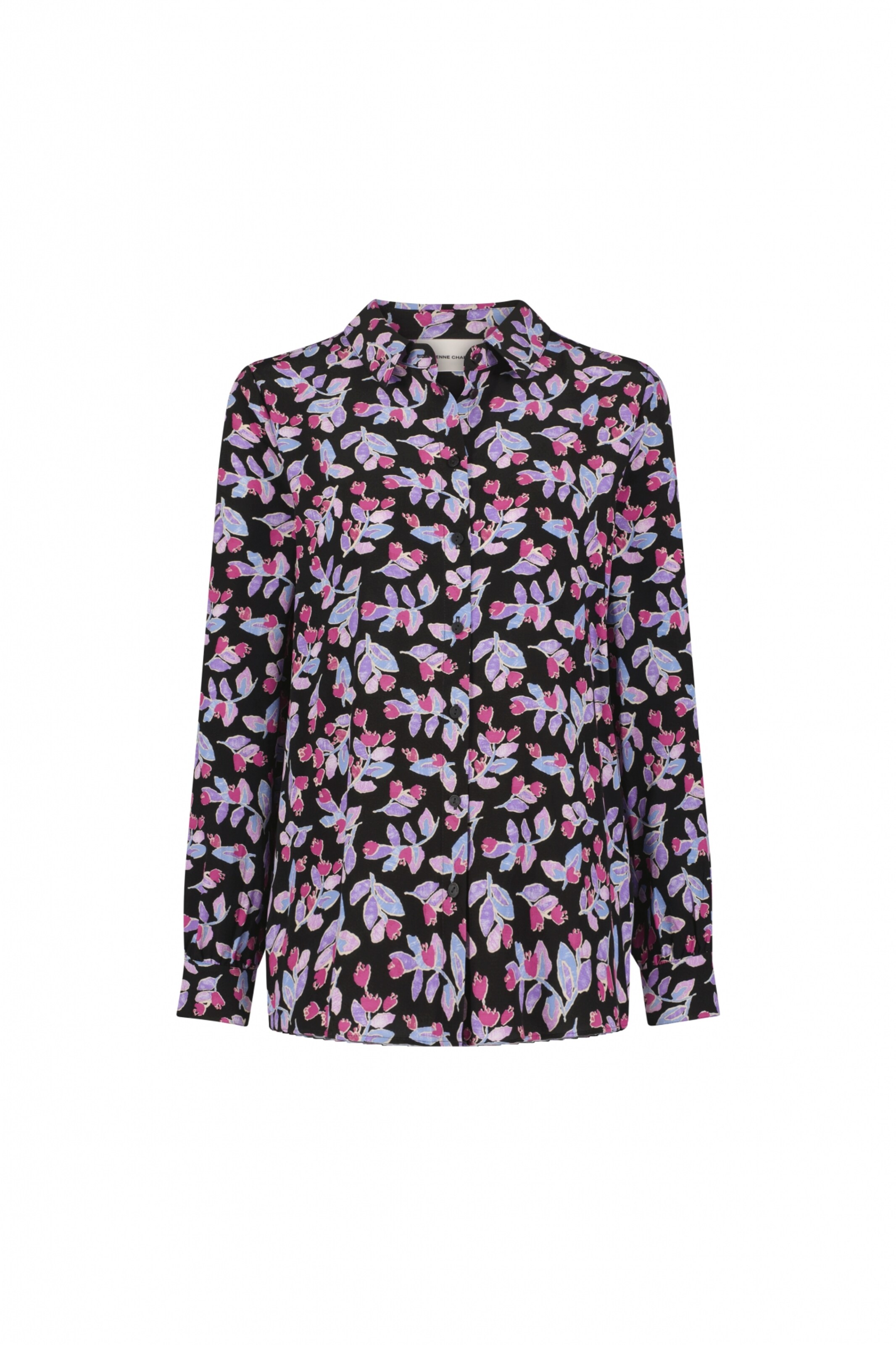 Fabienne Chapot Bluse in Schwarz: Vorderseite