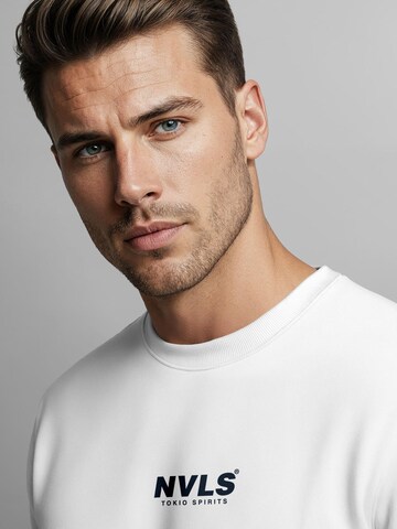 Neverless Sweatshirt 'Tokyo Wave' in White