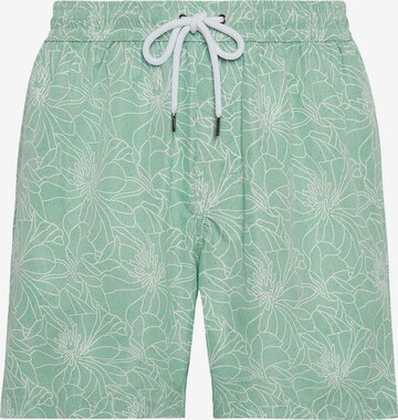 Boggi Milano Board Shorts in Green: front