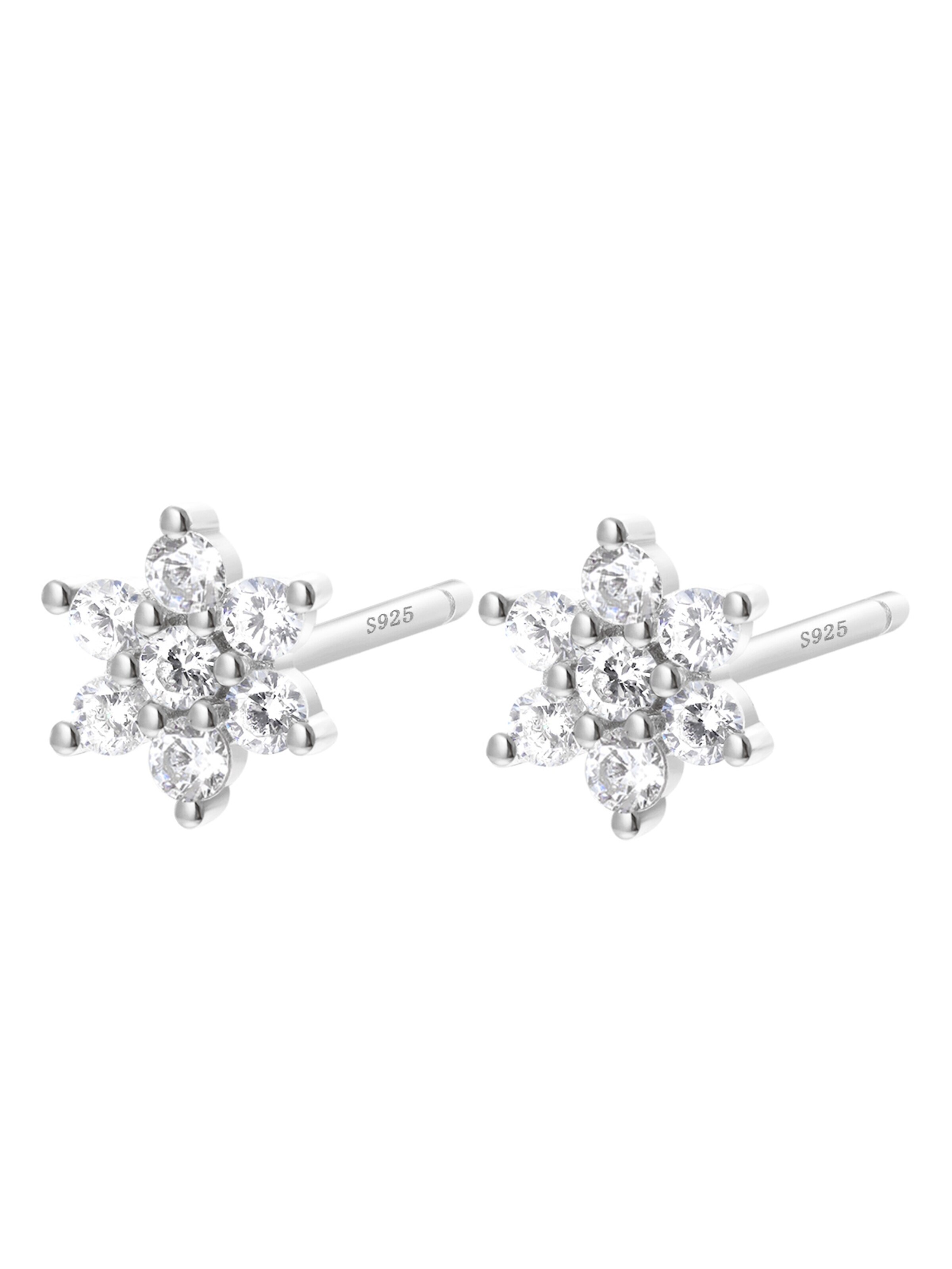 Hey Happiness Earrings 'Sunburst' in Silver