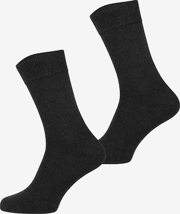 Nur Die Socks ' Business ' in Grey: front
