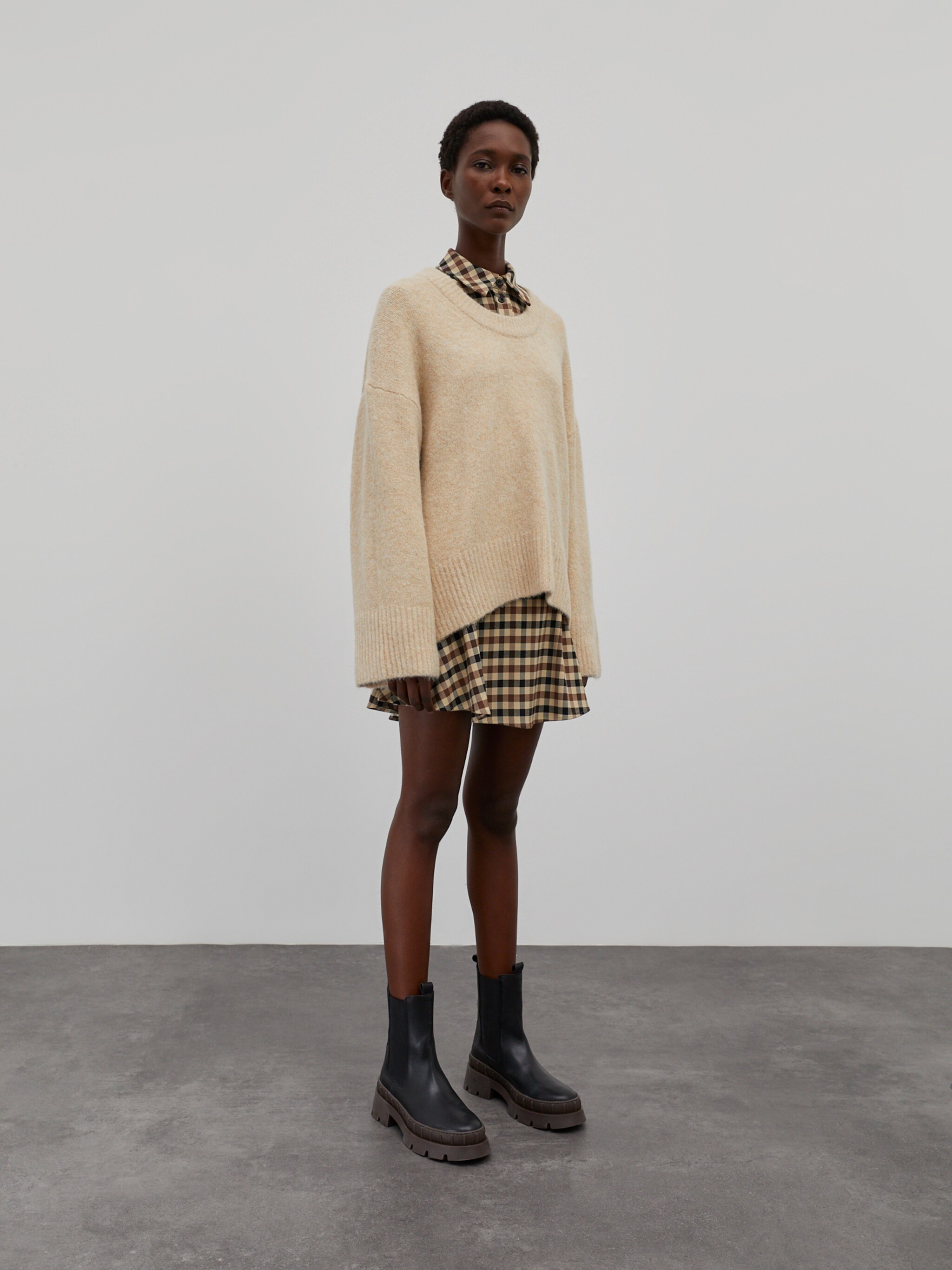 EDITED Producten Trui 'Haisley' Beige gemêleerd