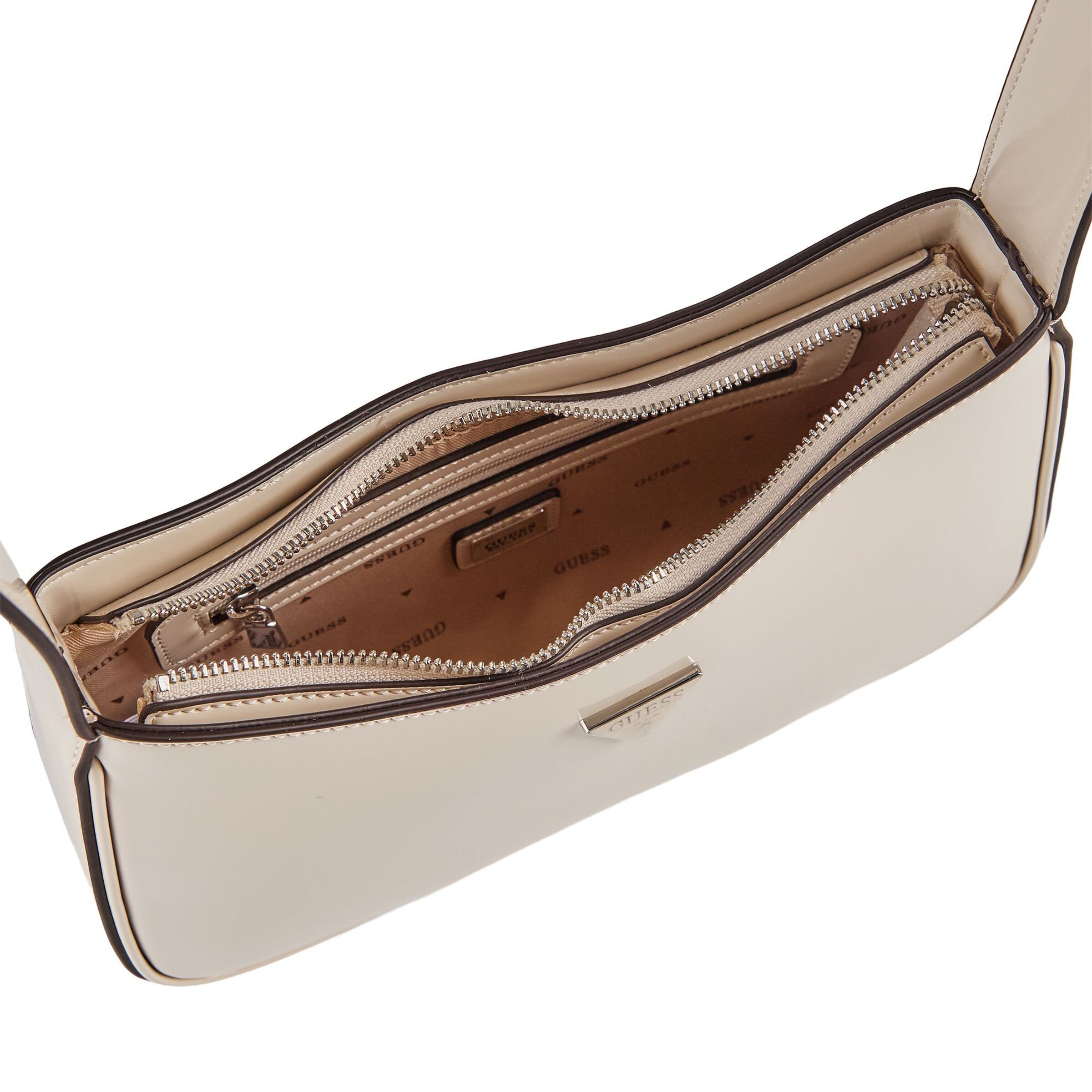 GUESS Schultertasche 'Arnela II' in Beige