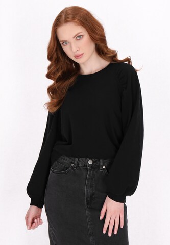 Sweat-shirt 'Classic Look' DreiMaster Vintage en noir : devant