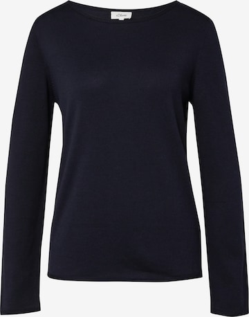 Pull-over s.Oliver en bleu : devant