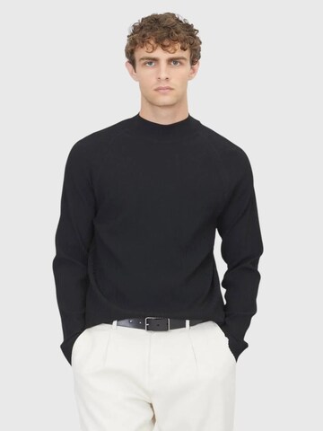 Ramsey Knit Cardigan in Black