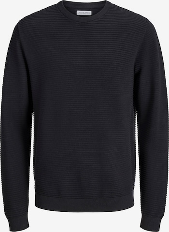 JACK & JONES Pullover 'JJEBRODY' in Schwarz: Vorderseite