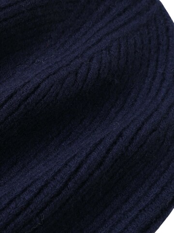 BELLEMERE NEW YORK Mütze 'Gerippte Lammwollmütze'‌‌‌‌ in Blau