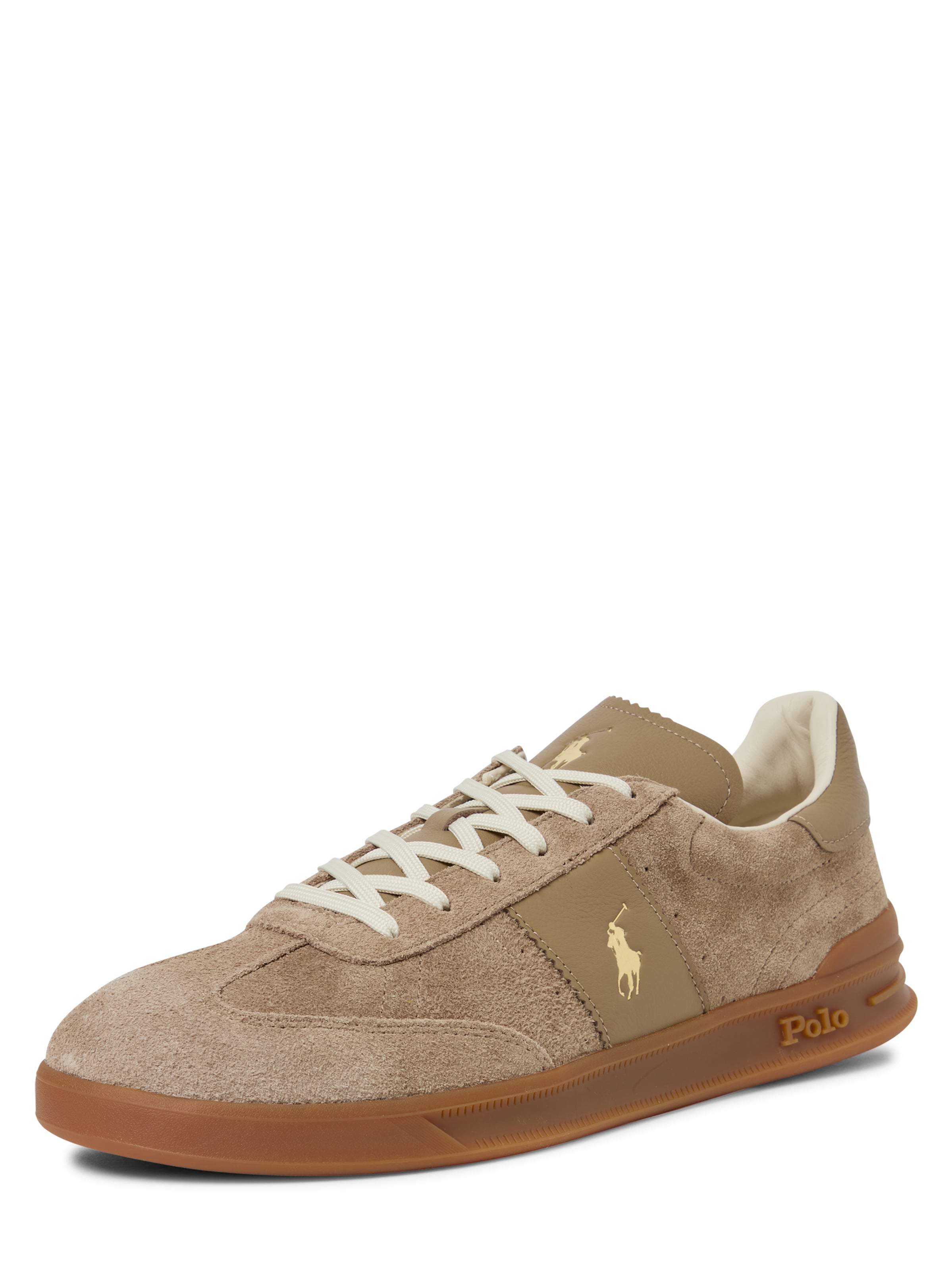 Baskets basses 'Dirty Buck' Polo Ralph Lauren en beige : devant