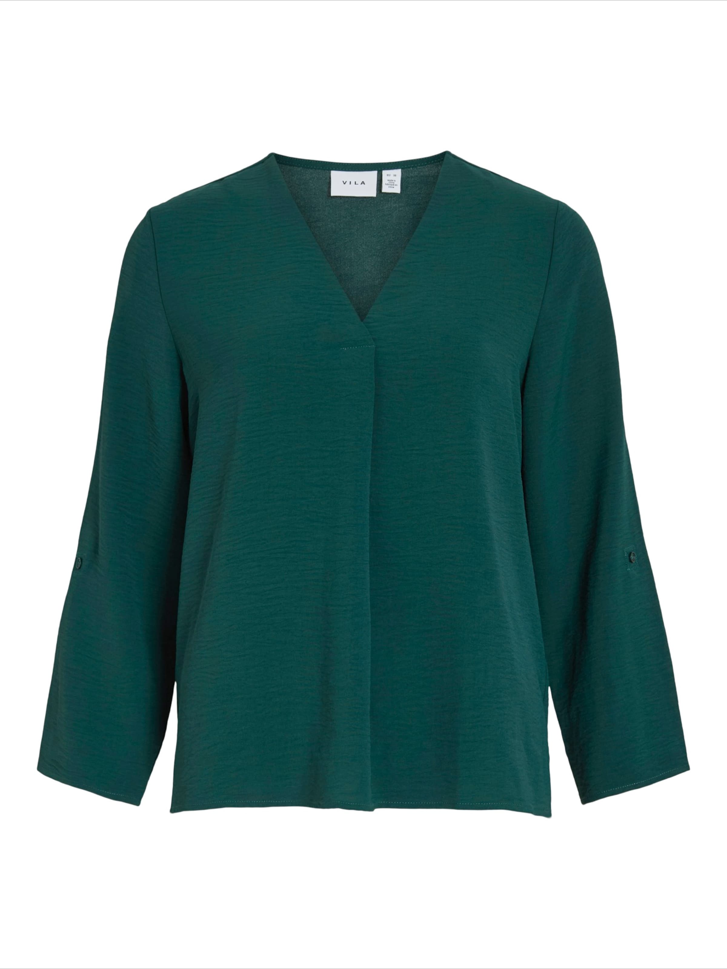 VILA Blus 'VIJosa' i grön: framsida