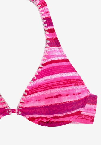 BUFFALO Trikotni nedrčki Bikini | roza barva