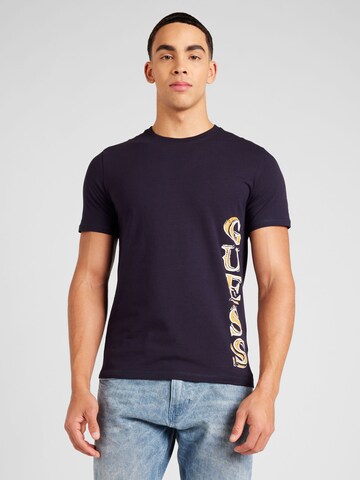 GUESS - Camiseta en azul: frente