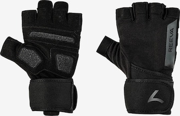 Gants de sport ' Fitness Wrist Wraps ' Reeva en noir : devant