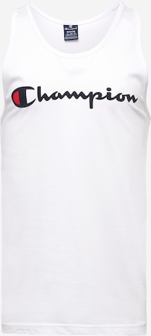 Tricou de la Champion Authentic Athletic Apparel pe alb: față