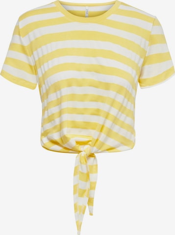 T-shirt ONLY en jaune : devant