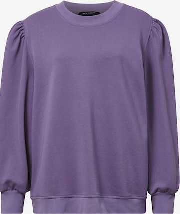 Sweat-shirt Sara Lindholm en violet : devant