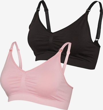 MAMALICIOUS T-shirt Bra 'Ilja' in Pink: front