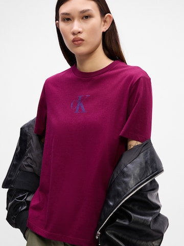 Calvin Klein Jeans - Camisa 'CLASSIC' em roxo