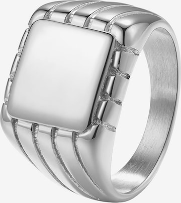 Anello 'Signet' di Hey Happiness in argento: frontale