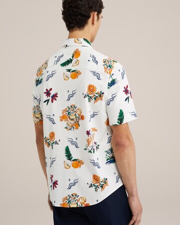 WE Fashion Regular fit Πουκάμισο σε λευκό