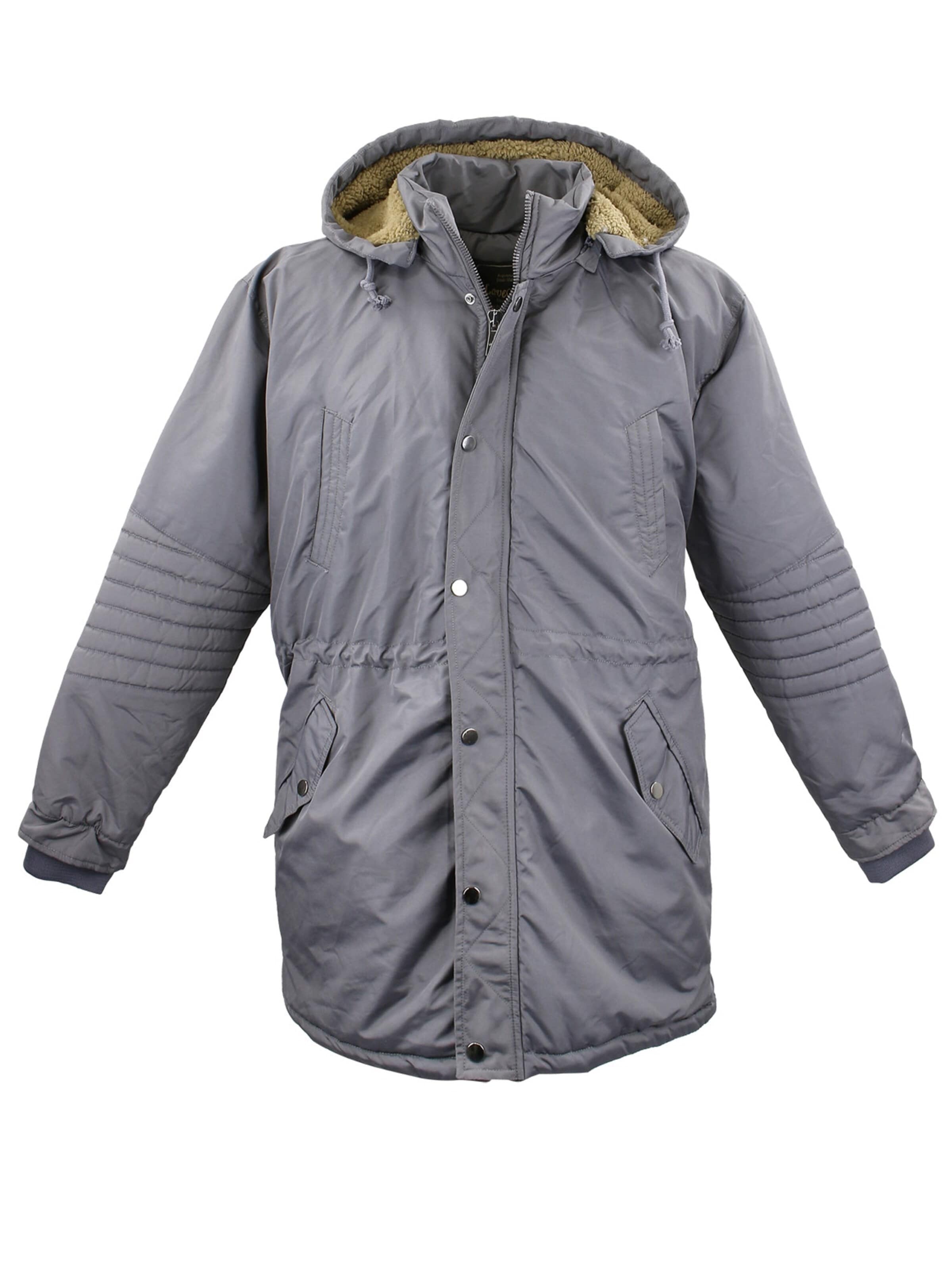 Lavecchia Winter Jacket 'LV-700 Übergrößen' in Grey: front