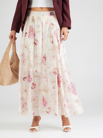 ZABAIONE - Falda 'Ka44therine' en beige: frente