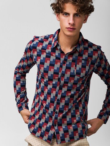 4funkyflavours Regular fit Button Up Shirt 'Whenever Wherever Whatever' in Mixed colors