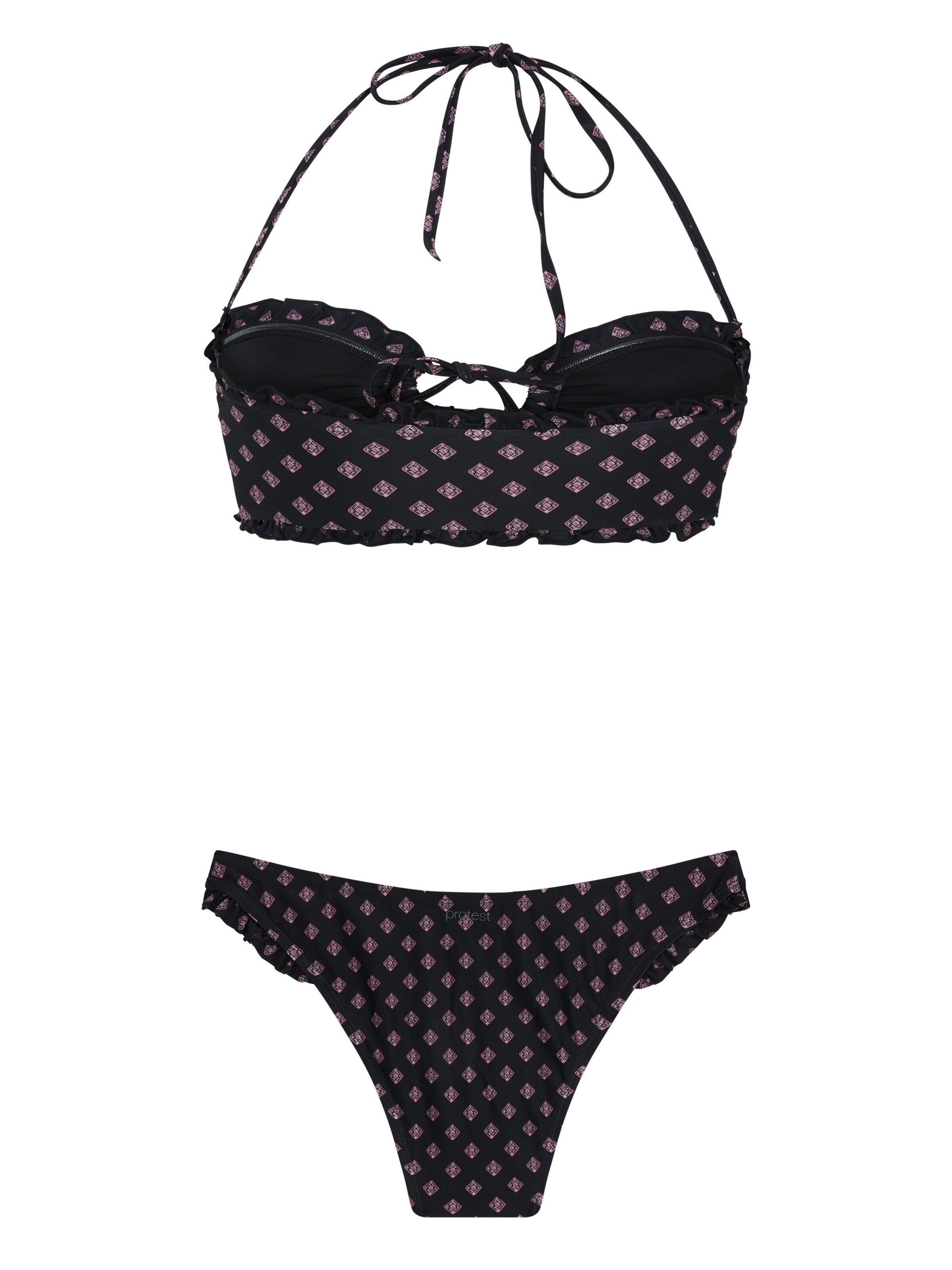 PROTEST Bandeau Bikini 'PRTXANTHE' in Black