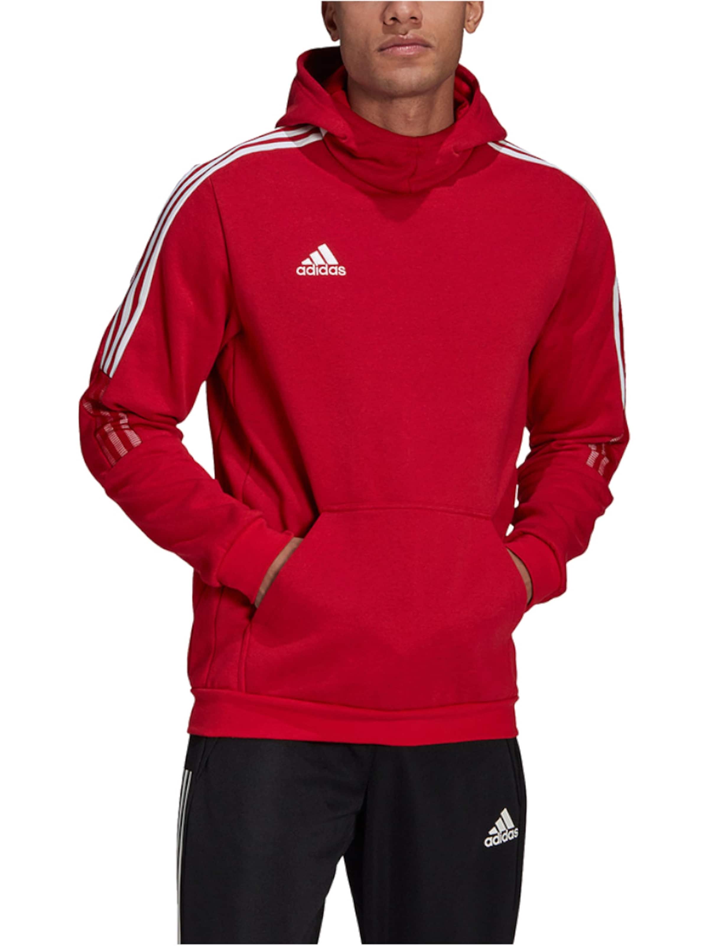 ADIDAS PERFORMANCE Sweatshirt 'Tiro 21' in Red: front