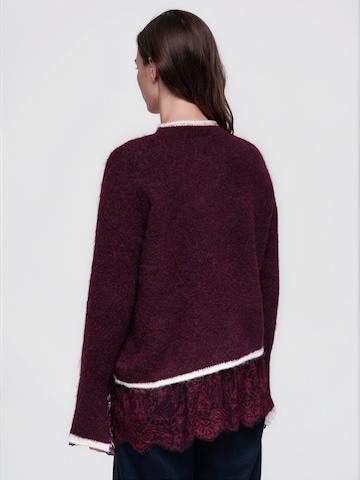 raudona Ombre Megztinis