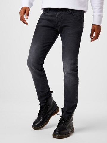 DRYKORN Regular Jeans 'Jaz' in Zwart: voorkant