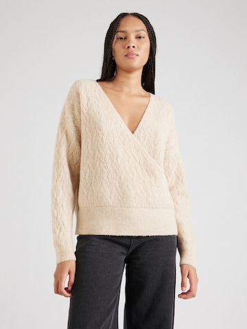 A-VIEW Sweater 'Filippa' in Beige: front