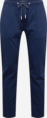 Tommy Jeans Zúžený Kalhoty 'Scanton Dobby' – modrá: přední strana