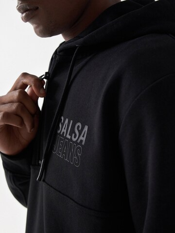 Salsa Jeans Sweatshirt in Schwarz