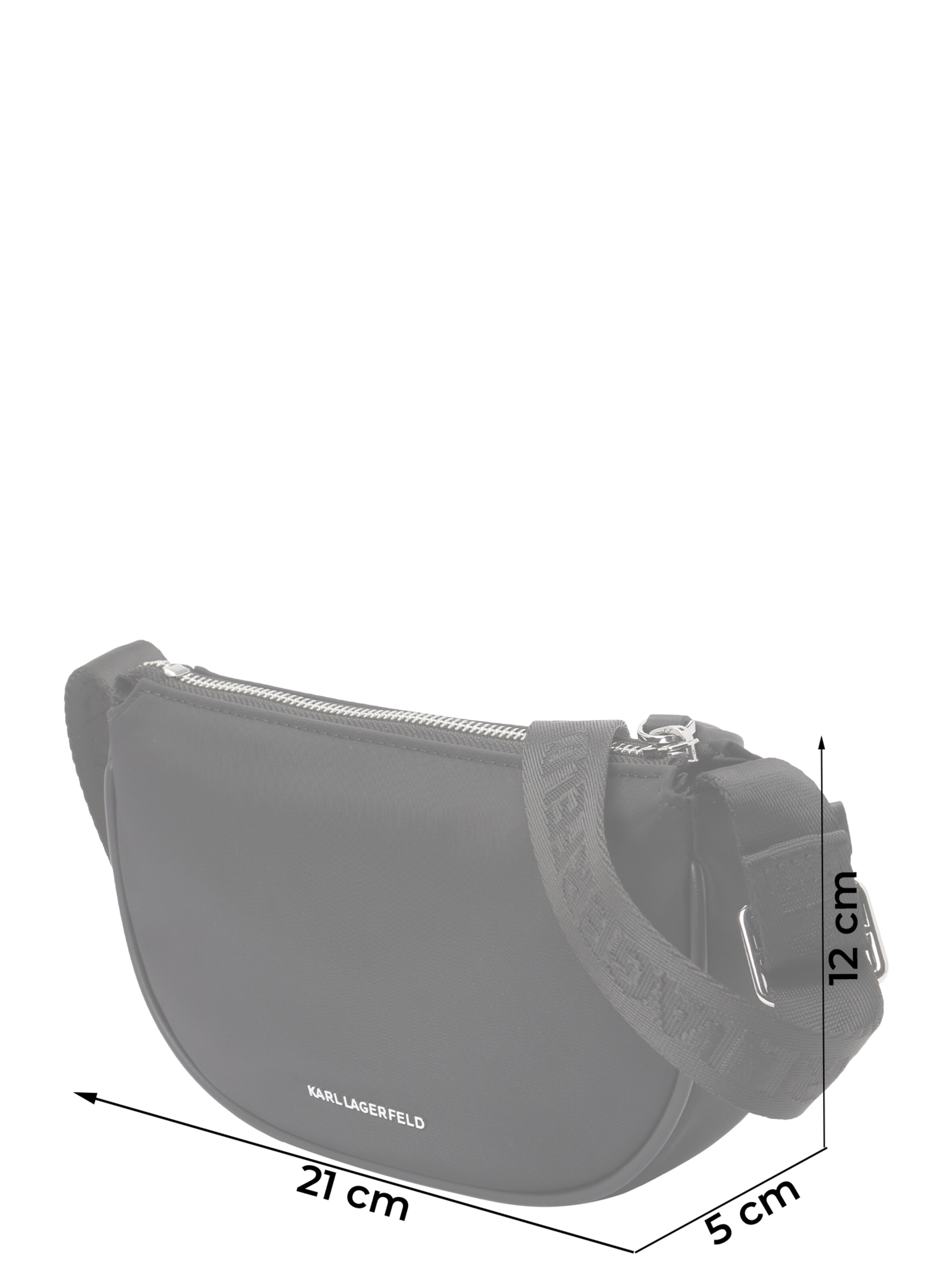 Borsa a tracolla di Karl Lagerfeld in nero