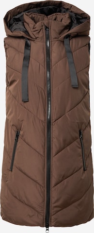 JDY Bodywarmer 'SKYLAR' in Bruin: voorkant