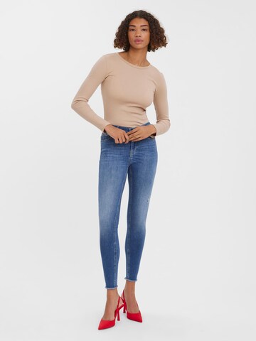 VERO MODA Skinny Kavbojke | modra barva