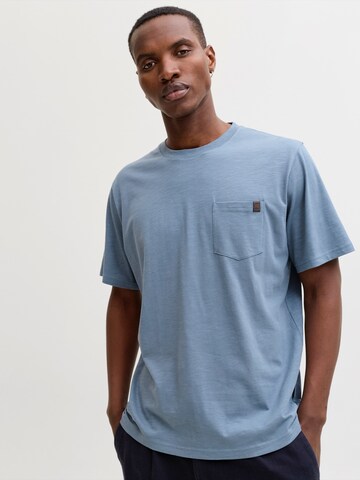 JACK & JONES T-Shirt 'JJEdover' in Blau